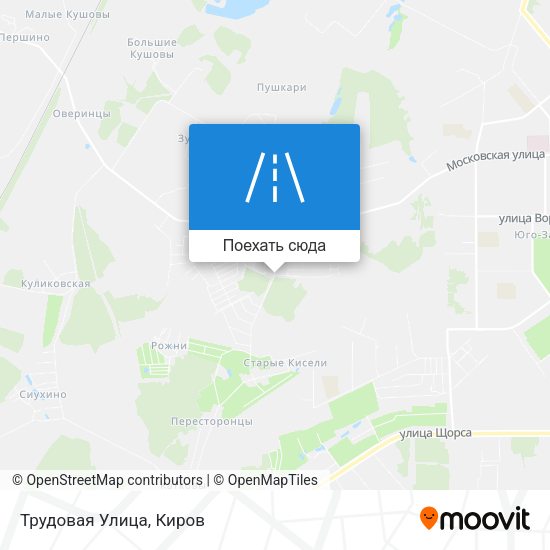Карта Трудовая Улица