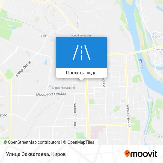 Карта Улица Захватаева