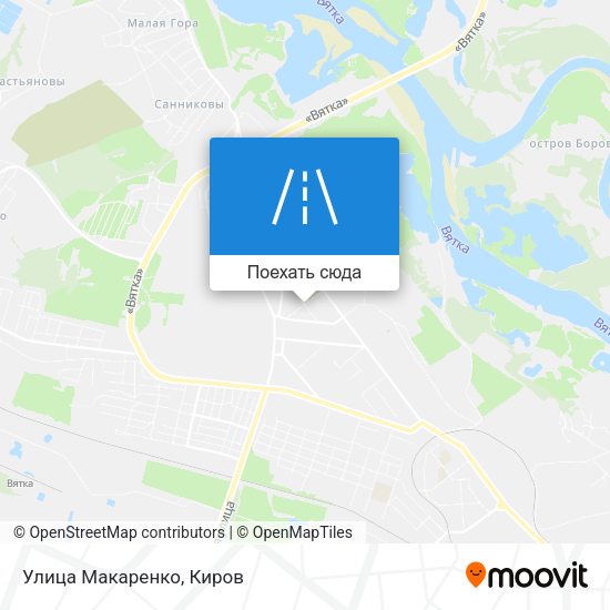 Карта Улица Макаренко