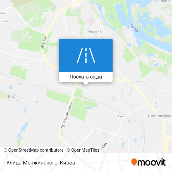Карта Улица Менжинского