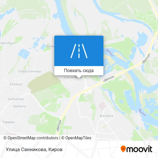 Карта Улица Санникова