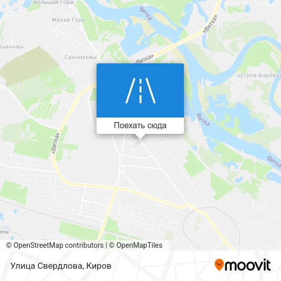 Карта Улица Свердлова
