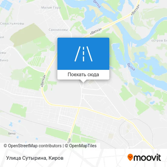 Карта Улица Сутырина