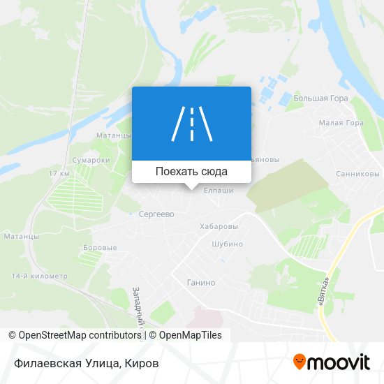 Карта Филаевская Улица