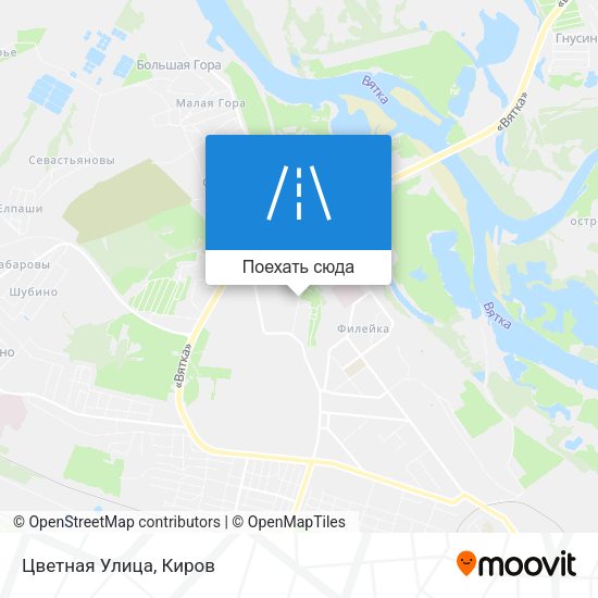 Карта Цветная Улица