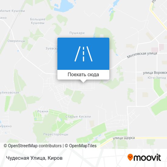 Карта Чудесная Улица
