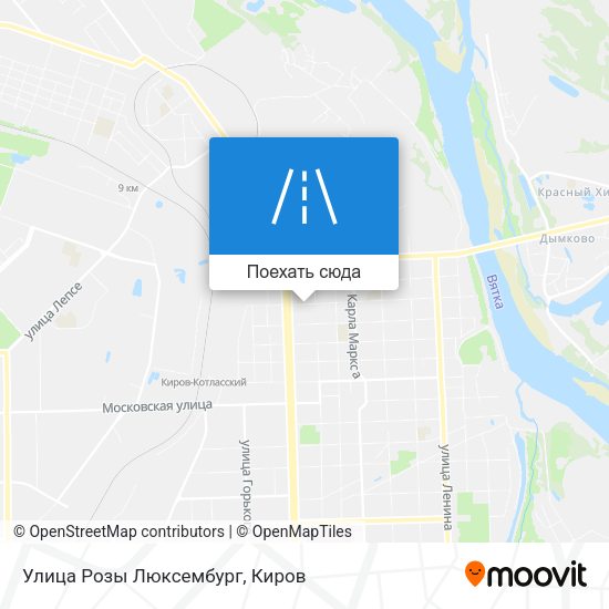 Карта Улица Розы Люксембург