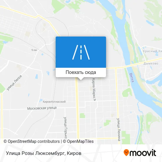 Карта Улица Розы Люксембург