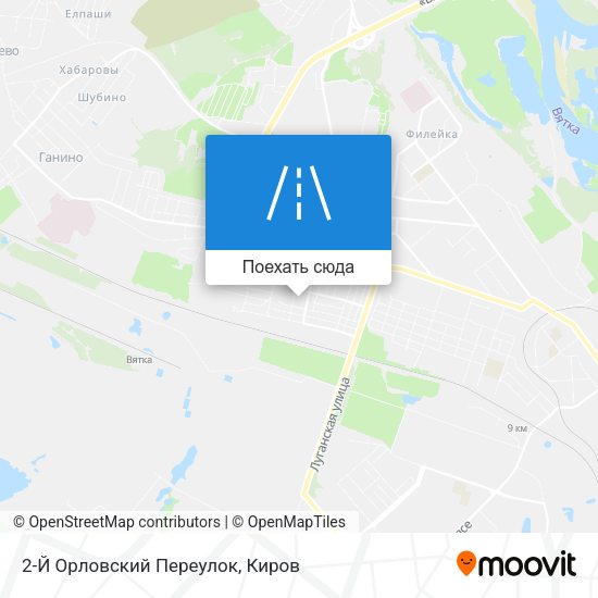 Карта 2-Й Орловский Переулок
