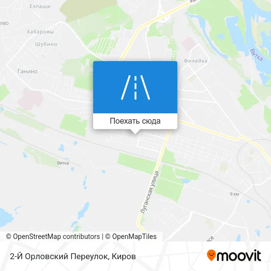 Карта 2-Й Орловский Переулок