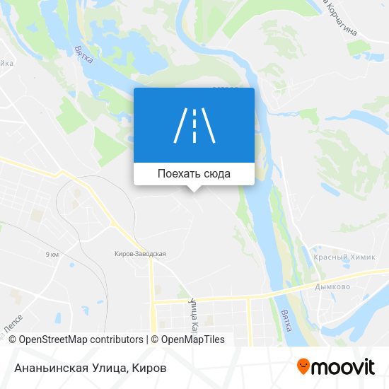 Карта Ананьинская Улица