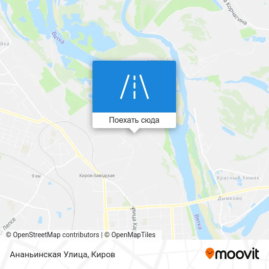 Карта Ананьинская Улица