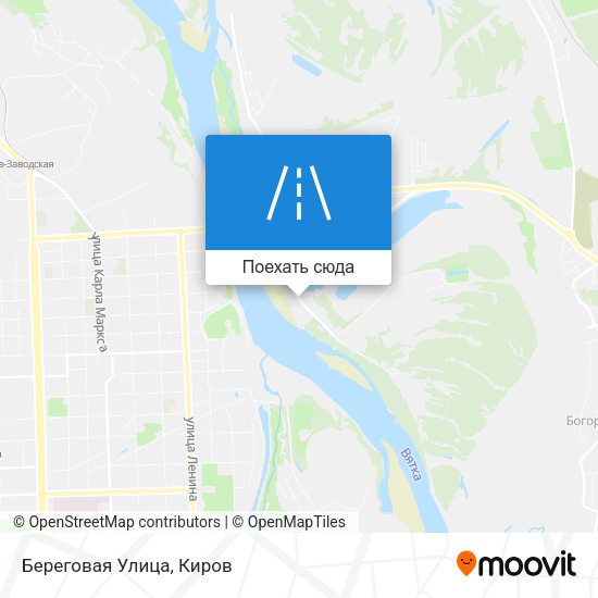 Карта Береговая Улица