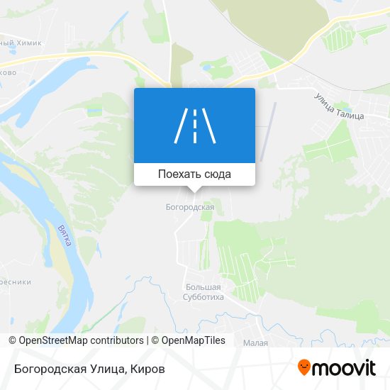 Карта Богородская Улица