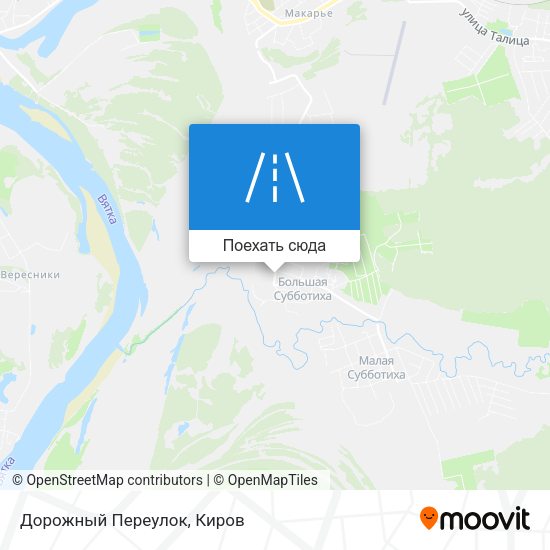 Карта Дорожный Переулок