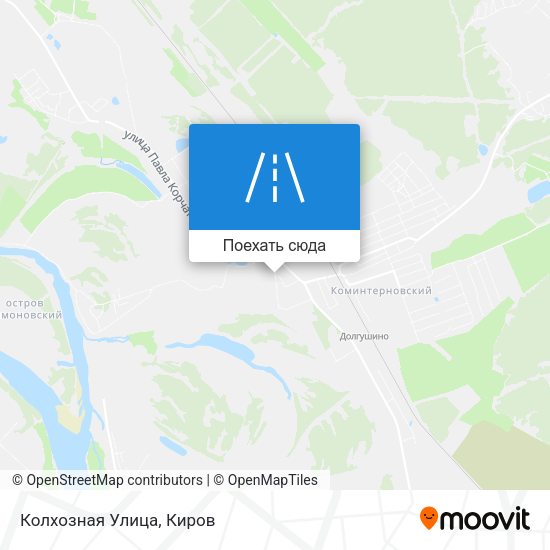 Карта Колхозная Улица