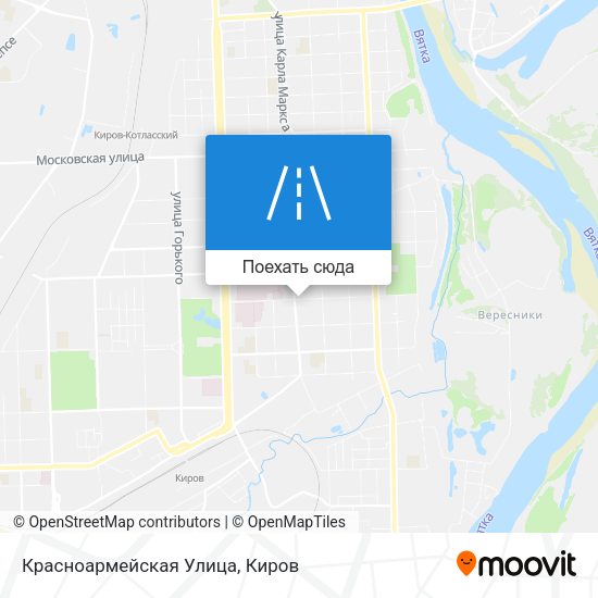Карта Красноармейская Улица