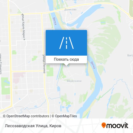 Карта Лесозаводская Улица