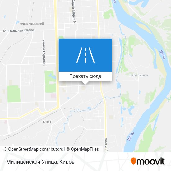 Карта Милицейская Улица