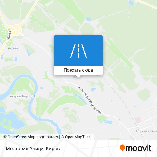 Карта Мостовая Улица