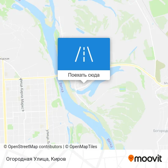 Карта Огородная Улица