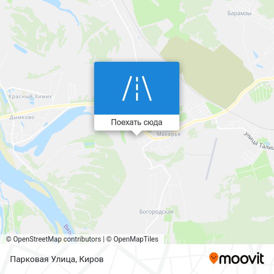 Карта Парковая Улица