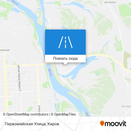 Карта Первомайская Улица