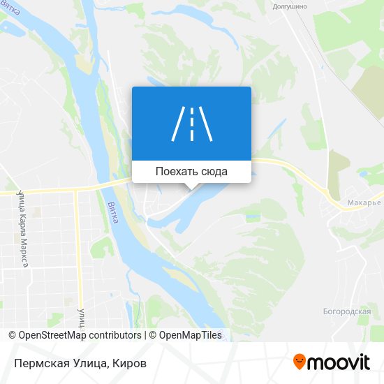Карта Пермская Улица