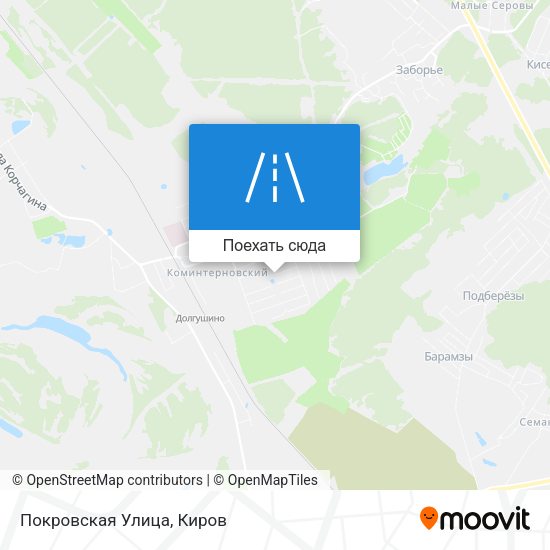 Карта Покровская Улица