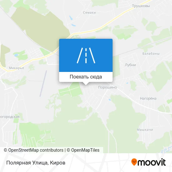 Карта Полярная Улица