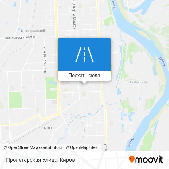 Карта Пролетарская Улица