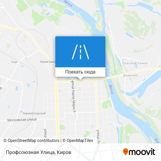 Карта Профсоюзная Улица