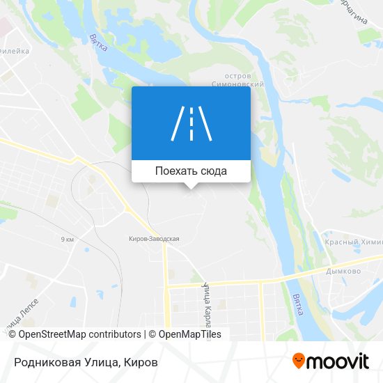 Карта Родниковая Улица