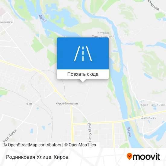 Карта Родниковая Улица