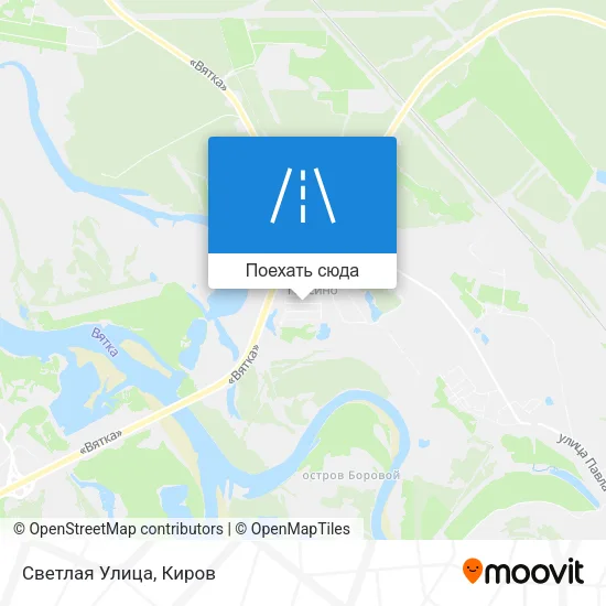 Карта Светлая Улица