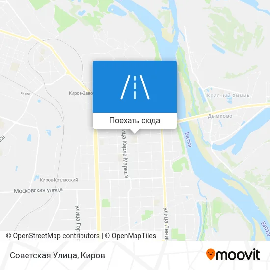Карта Советская Улица