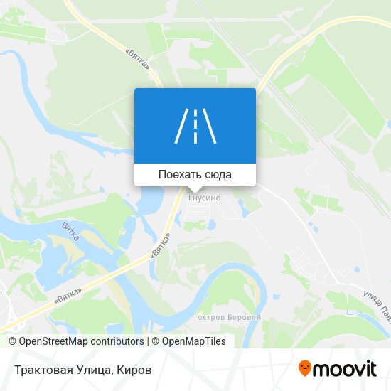 Карта Трактовая Улица