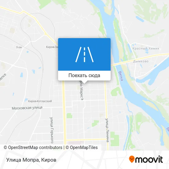 Карта Улица Мопра