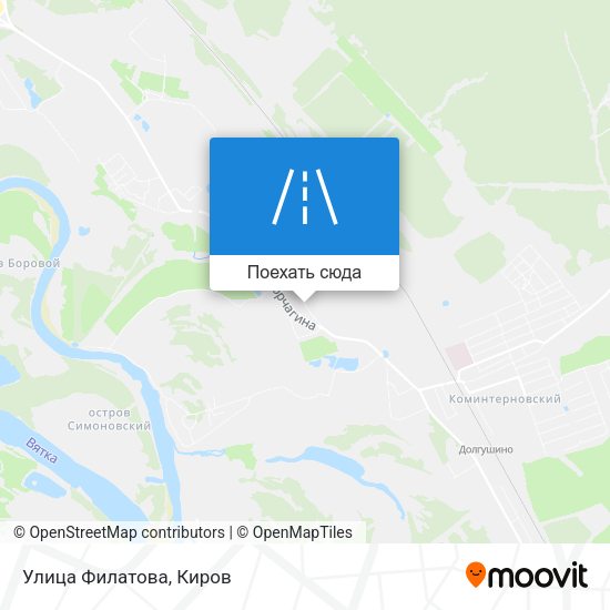 Карта Улица Филатова