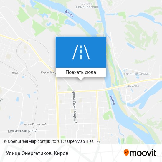 Карта Улица Энергетиков