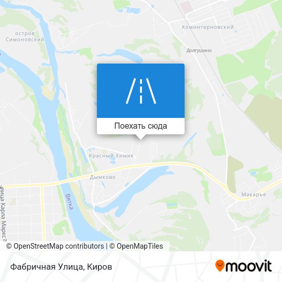 Карта Фабричная Улица