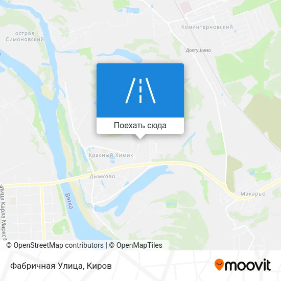 Карта Фабричная Улица