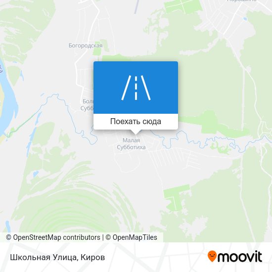 Карта Школьная Улица