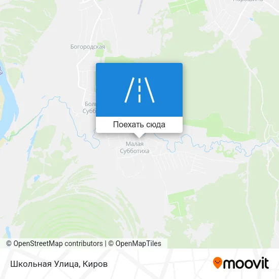 Карта Школьная Улица