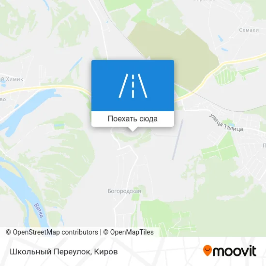Карта Школьный Переулок