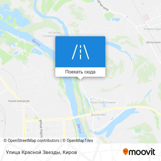 Карта Улица Красной Звезды