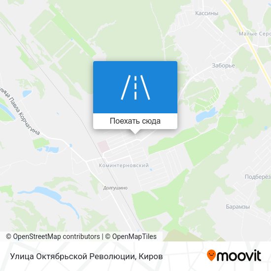 Карта Улица Октябрьской Революции