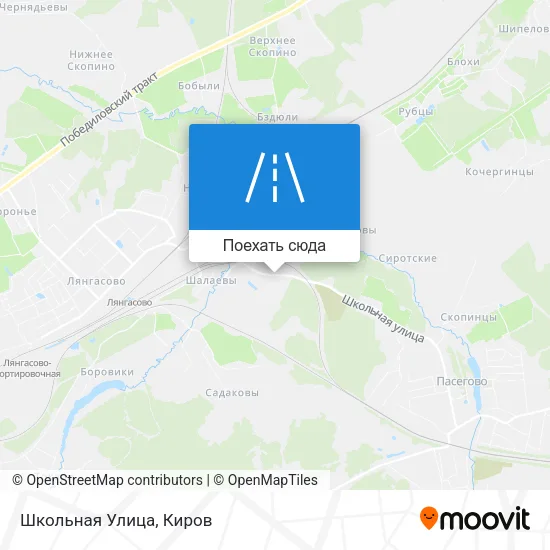 Карта Школьная Улица
