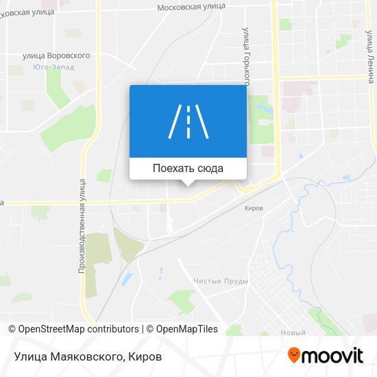 Карта Улица Маяковского