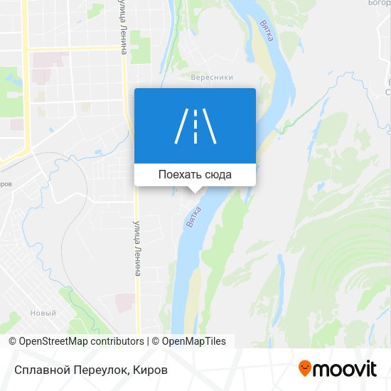 Карта Сплавной Переулок